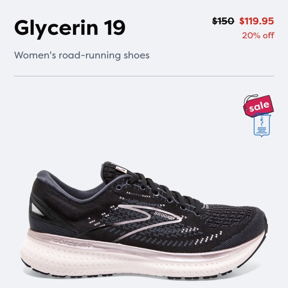 Brooks glycerin 19